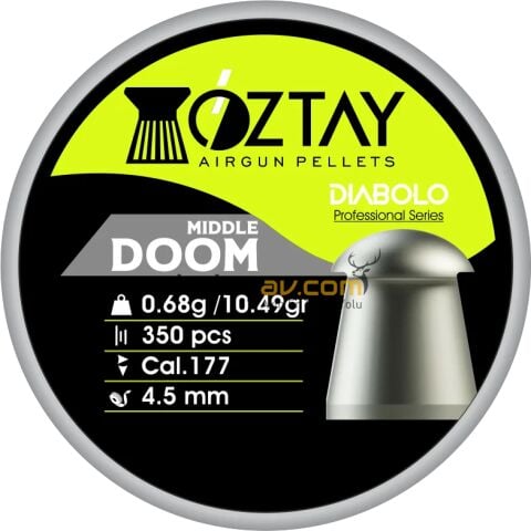 Öztay Doom 10.49gr 4.5mm Havalı Saçma Pellet (350 Adet)