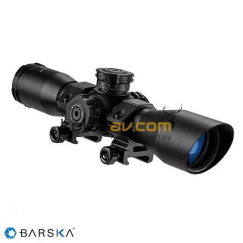BARSKA CONTOUR 4x32 IR MIL DOT Tüfek Dürbünü