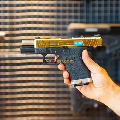 WE Glock G19 TG GBB Airsoft Tabanca Gold (Greengas)