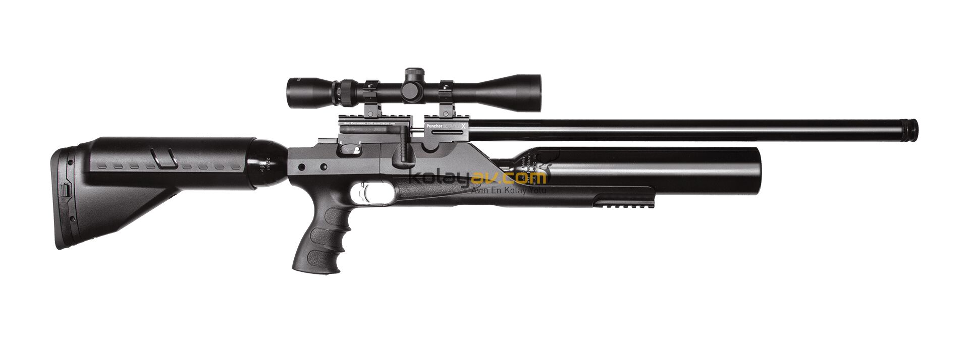 Kral Puncher Bigmax X Scuba+Dürbün PCP Havalı Tüfek (Platinum Full Set) 4.5 mm