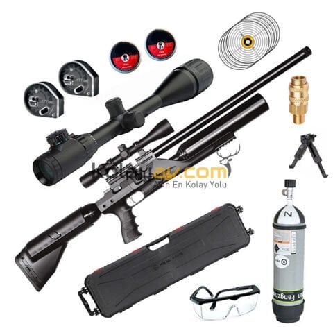 Kral Puncher Bigmax X Scuba+Dürbün PCP Havalı Tüfek (Platinum Full Set) 5.5 mm