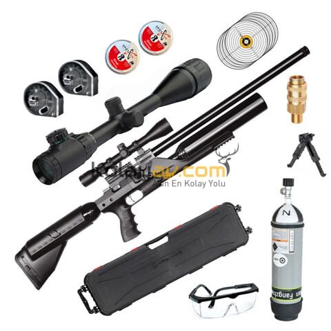 Kral Puncher Bigmax X Scuba+Dürbün PCP Havalı Tüfek (Platinum Full Set) 6.35 mm