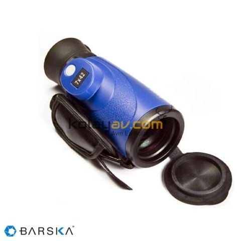 BARSKA DEEP 7x42 Mesafe Ölçer Tek Gözlü El Dürbünü