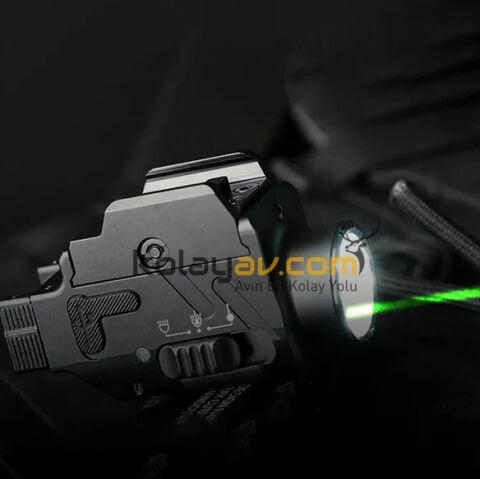 TrustFire GM23S Yeşil Lazerli Şarjlı Namlu Altı Taktik Fener
