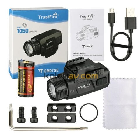TrustFire GM07SE Şarjlı Namlu Altı Taktik Fener