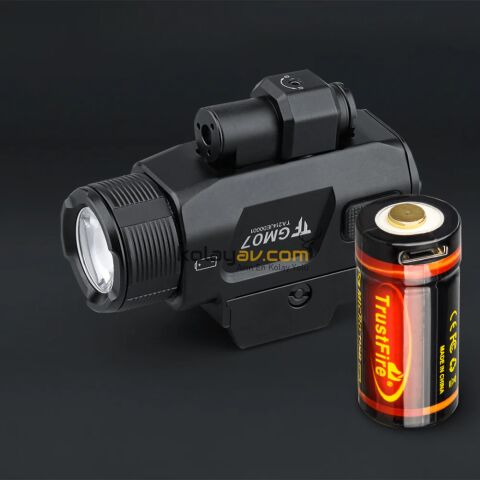 TrustFire GM07 Lazerli Şarjlı Namlu Altı Taktik Fener
