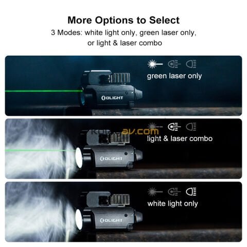 Olight Baldr Mini 600 Lümen Lazerli Şarjlı Namlu Altı Taktik Fener