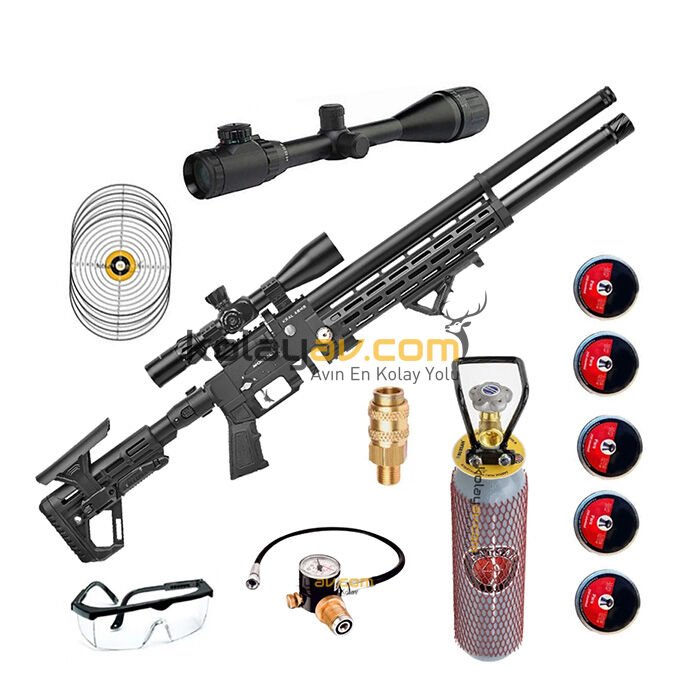 Kral Puncher Mortal X PCP Havalı Tüfek (Kral Set) 5.5 mm