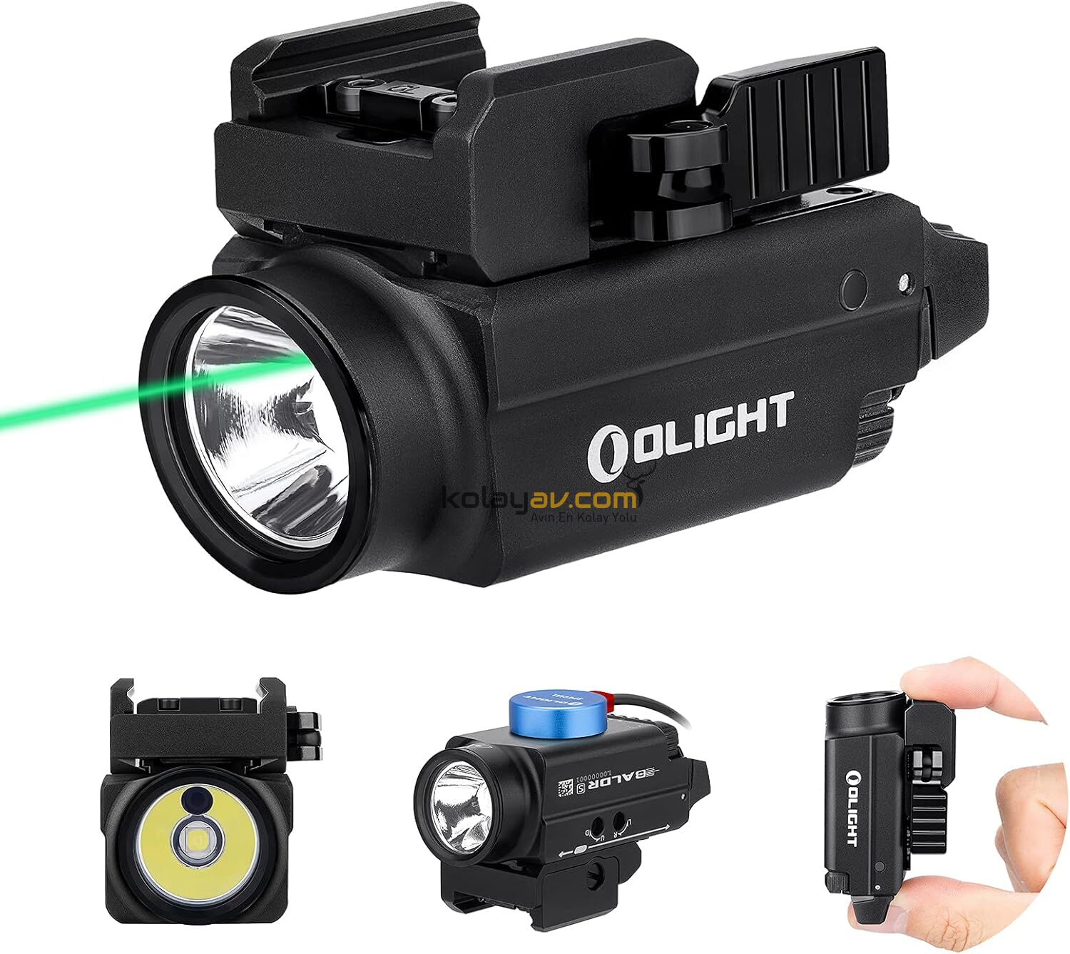 Olight Baldr S 800 Lümen Lazerli Şarjlı Namlu Altı Taktik Fener