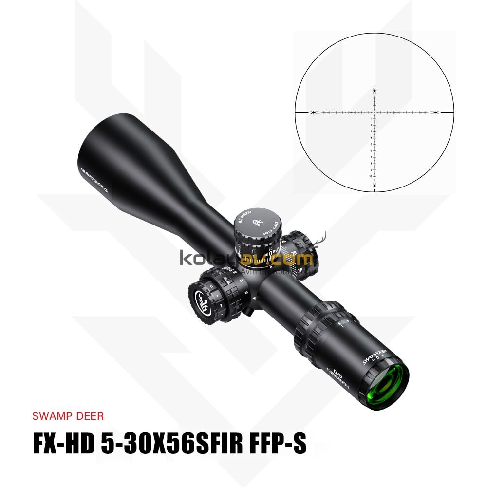 Swampdeer FX HD 5-30x56 SFIR FFP-S Tüfek Dürbünü