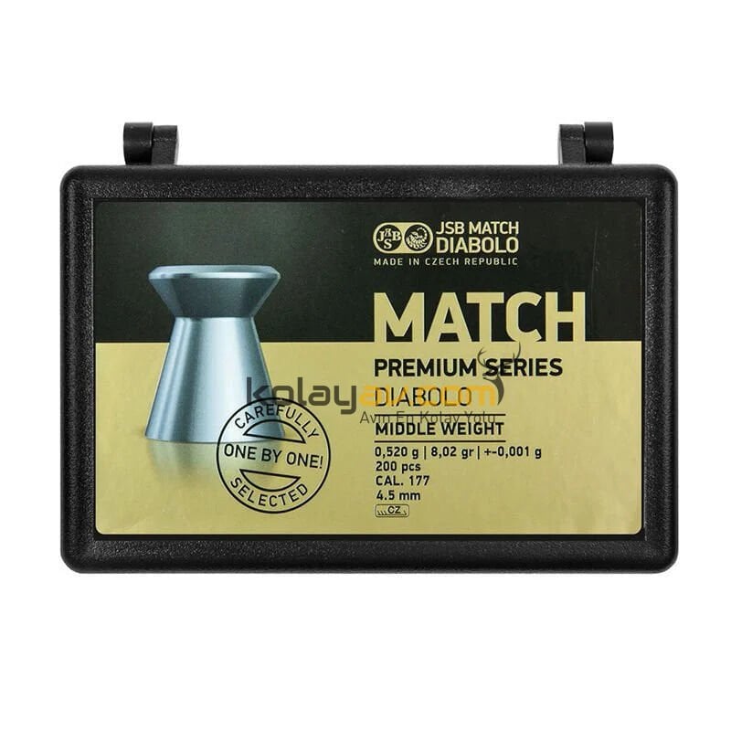 JSB Match Premium Middle 4.49 mm Havalı Tüfek Saçma Pellet (200 Adet)