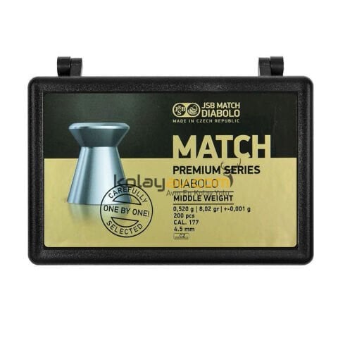 JSB Match Premium Middle 4.49 mm Havalı Tüfek Saçma Pellet (200 Adet)