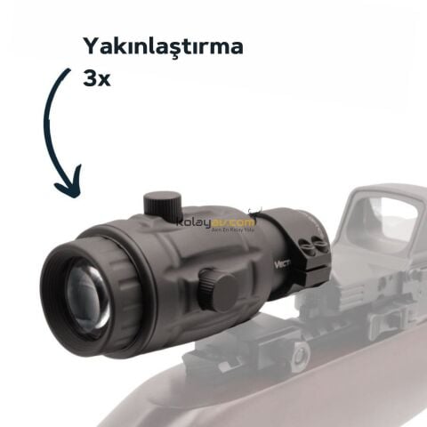 Vector 3x Magnifier Yakınlaştırıcı - SCOT-07A / SCMF-10