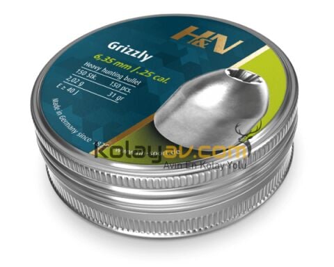 H&N Grizzly 6.35 mm Havalı Tüfek Saçma Pellet (150 Adet)