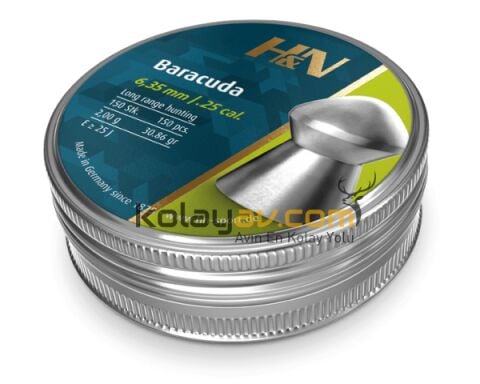 H&N Baracuda 6.35 mm Havalı Tüfek Saçma Pellet (150 Adet)