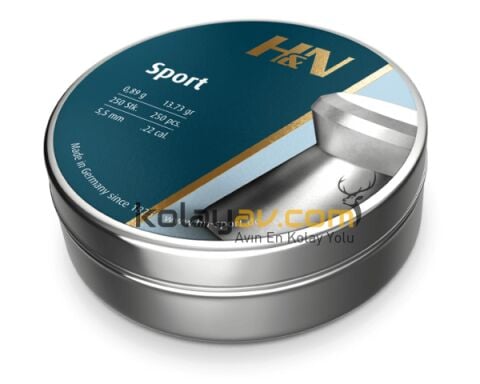 H&N Sport 5.5 mm Havalı Tüfek Saçma Pellet (250 Adet)
