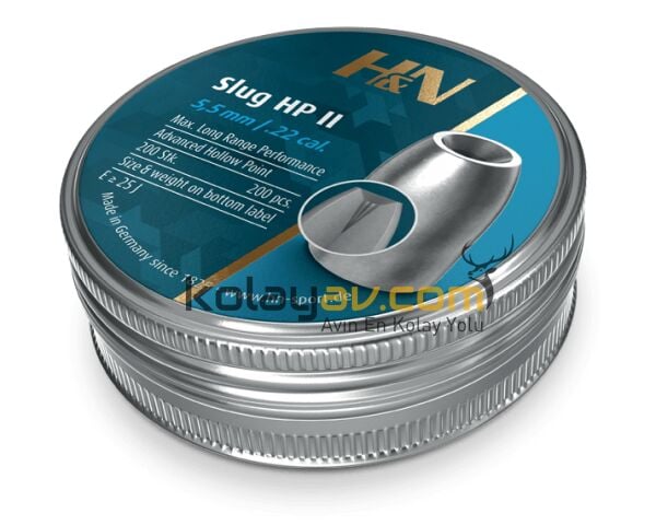 H&N Slug HP II 5.51 mm Havalı Tüfek Saçma Pellet (200 Adet)