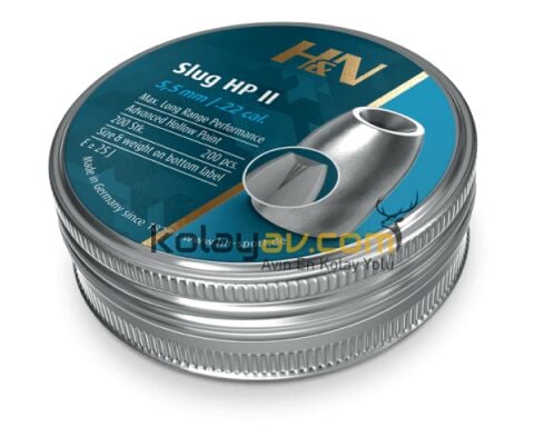 H&N Slug HP II 5.51 mm Havalı Tüfek Saçma Pellet (200 Adet)