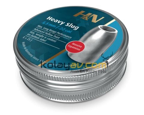 H&N Heavy Slug 5.51 mm Havalı Tüfek Saçma Pellet (120 Adet)