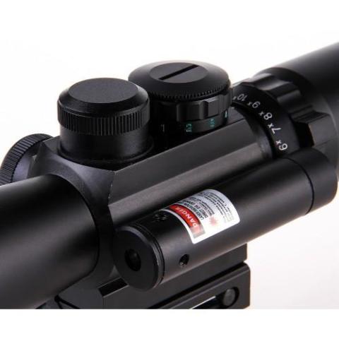 3.5-10x40 Nikula Zoomlu Lazerli Av Tüfeği Dürbünü - M8