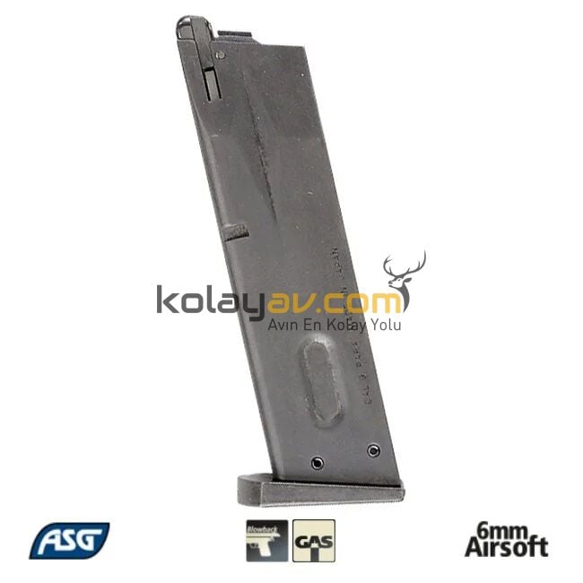ASG M9-AI AirSoft Tabanca Yedek Şarjörü