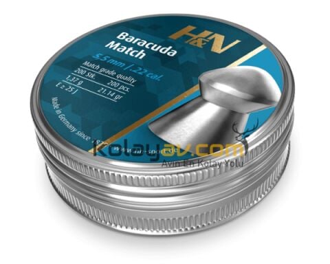 H&N Baracuda Match 5.51 mm Havalı Tüfek Saçma Pellet (200 Adet)