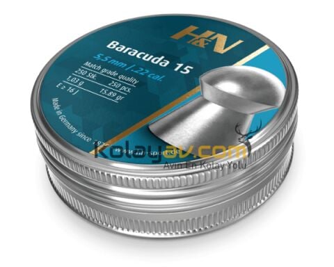 H&N Baracuda 15 5.52 mm Havalı Tüfek Saçma Pellet (250 Adet)