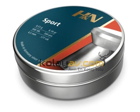 H&N Sport 4.5 mm Havalı Tüfek Saçma Pellet (500 Adet)
