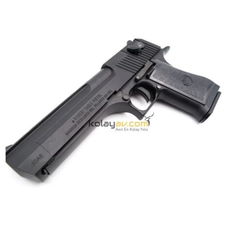 WE AW Desert Eagle .50AE Siyah Blowback Airsoft Tabanca (Greengas)