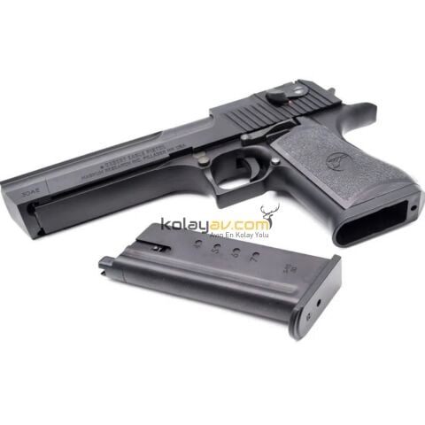 WE AW Desert Eagle .50AE Siyah Blowback Airsoft Tabanca (Greengas)