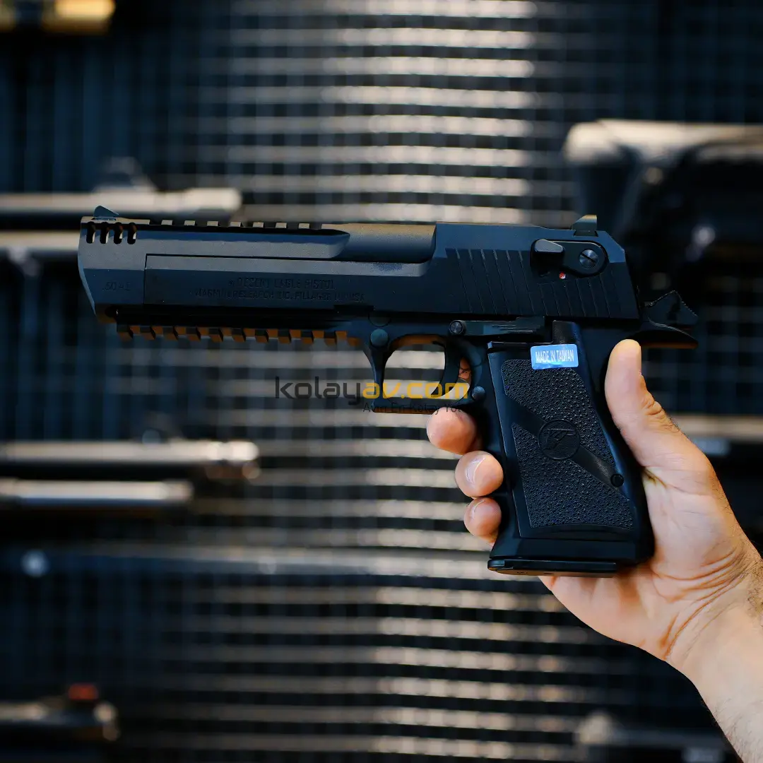 WE AW Desert Eagle .50AE Siyah Blowback Airsoft Tabanca (Greengas)