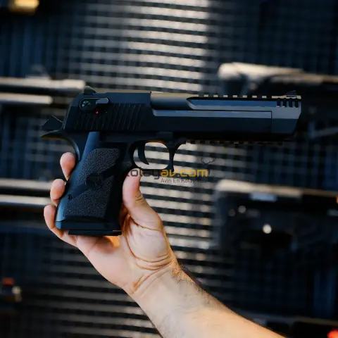 WE AW Desert Eagle .50AE Siyah Blowback Airsoft Tabanca (Greengas)