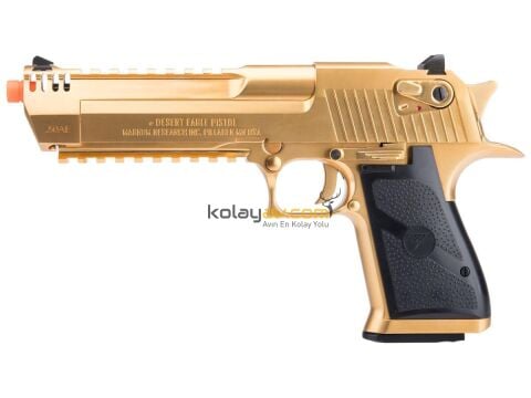 WE AW Desert Eagle L.50AE Rail Altın Blowback Airsoft Tabanca (Greengas)