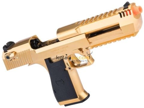 WE AW Desert Eagle L.50AE Rail Altın Blowback Airsoft Tabanca (Greengas)