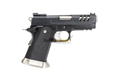 WE Colt 3.8 Hi-Capa DEI Gümüş Blowback Airsoft Tabanca (Greengas)