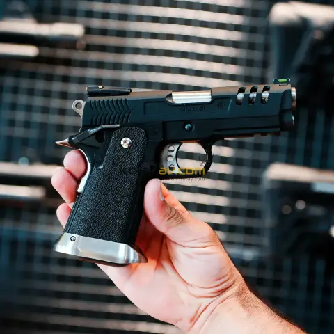 WE Colt 3.8 Hi-Capa DEI Gümüş Blowback Airsoft Tabanca (Greengas)