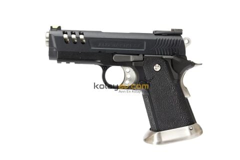 WE Colt 3.8 Hi-Capa DEI Gümüş Blowback Airsoft Tabanca (Greengas)