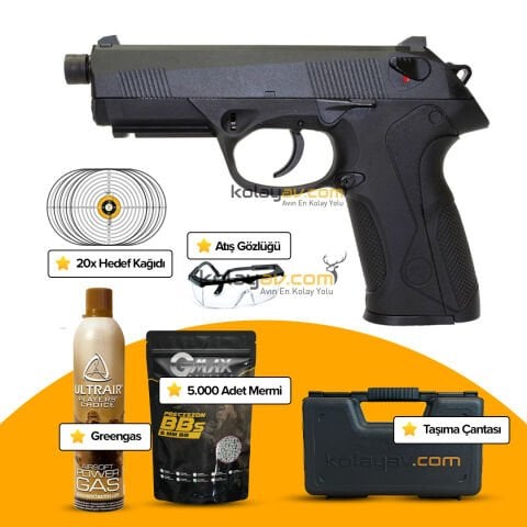 WE Bulldog PX4 Long Blowback Airsoft Tabanca (Greengas)