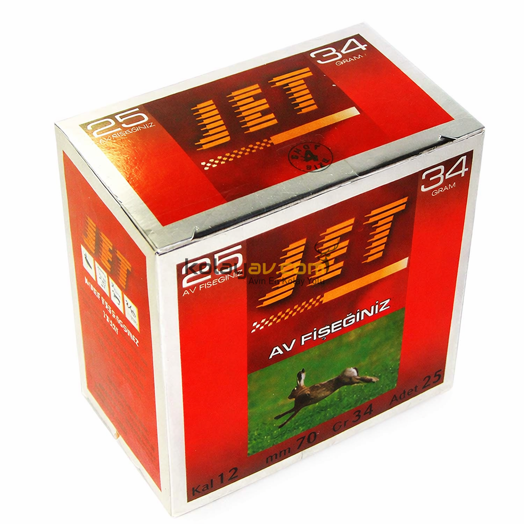 Jet 34 Gr 12 Cal Av Fişeği