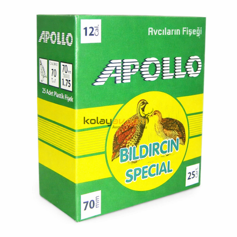 Jet Apollo Bıldırcın Özel 12 Cal Av Fişeği