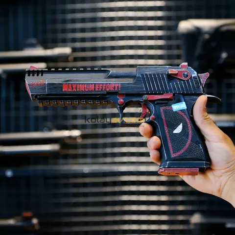 WE Deadpool x Magnum Research Inc. Desert Eagle 50AE Blowback Airsoft Tabanca (Greengas)