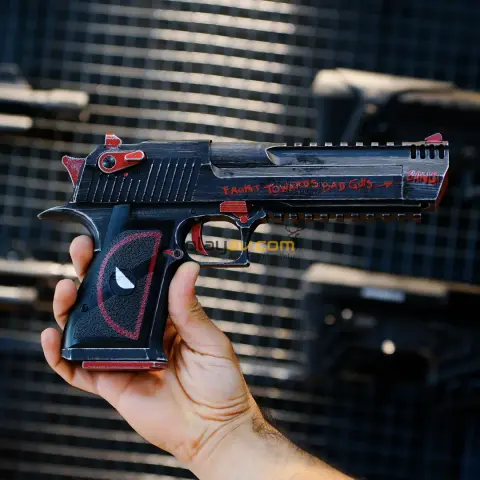WE Deadpool x Magnum Research Inc. Desert Eagle 50AE Blowback Airsoft Tabanca (Greengas)