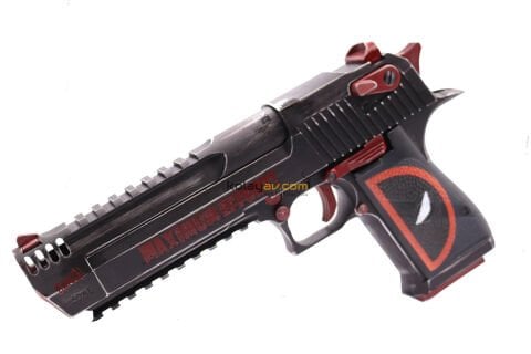 WE Deadpool x Magnum Research Inc. Desert Eagle 50AE Blowback Airsoft Tabanca (Greengas)