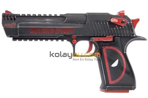 WE Deadpool x Magnum Research Inc. Desert Eagle 50AE Blowback Airsoft Tabanca (Greengas)