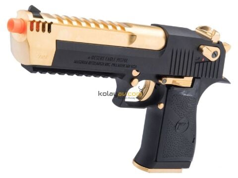 WE AW Desert Eagle L6 Blowback Airsoft Tabanca Gold (Greengas)