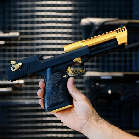 WE AW Desert Eagle L6 Blowback Airsoft Tabanca Gold (Greengas)
