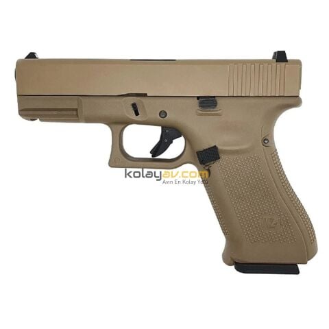 WE Glock 19XL Gen5 Tan Blowback Airsoft Tabanca (Greengas)
