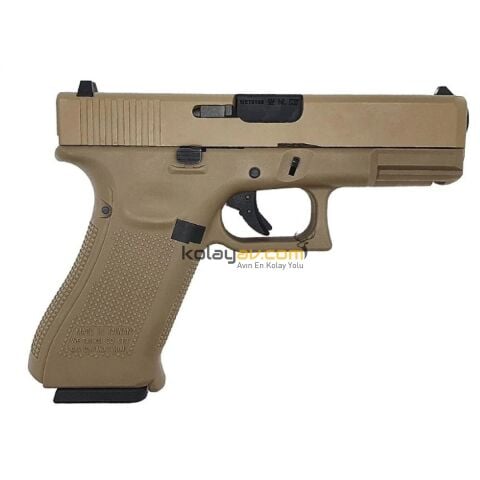 WE Glock 19XL Gen5 Tan Blowback Airsoft Tabanca (Greengas)