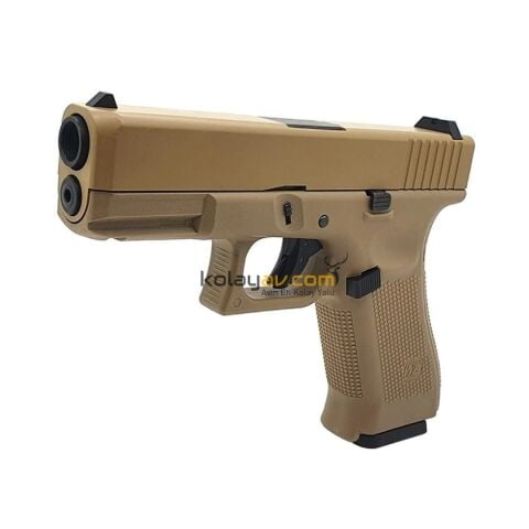 WE Glock 19XL Gen5 Tan Blowback Airsoft Tabanca (Greengas)