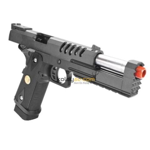 WE CQB Master Full Metal Hyper Strike Hi-Capa Blowback Airsoft Tabanca (Greengas)